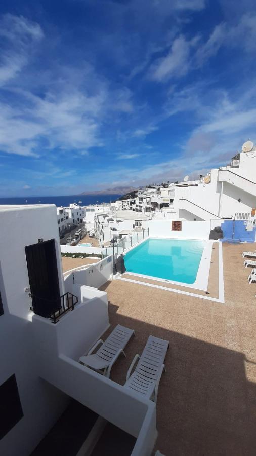 The White Dragos With Ocean View - Ac - Private Pool Lägenhet Tías Exteriör bild