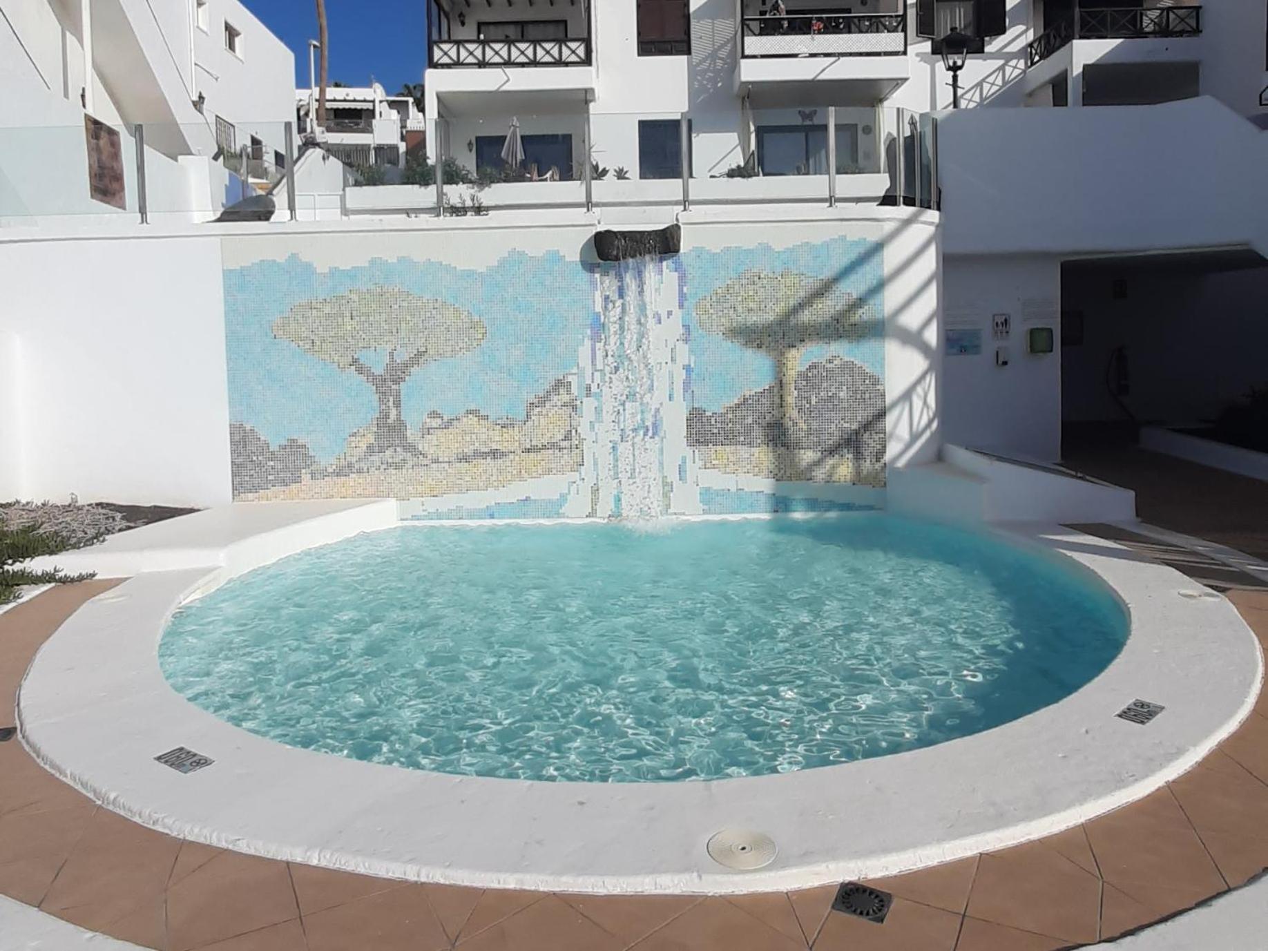 The White Dragos With Ocean View - Ac - Private Pool Lägenhet Tías Exteriör bild